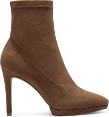 Jessica Simpson Valyn Tobacco High Stiletto Heel Pointed Toe Platform Booties