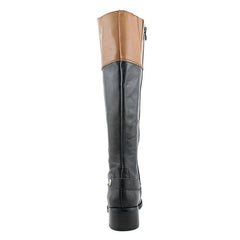 Franco Sarto Women's Chip Wide Calf Tall Riding Leather Boot (6)
