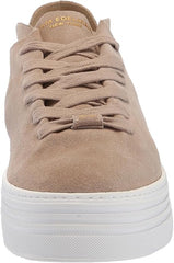 Sam Edelman Pippy Tuscan Taupe Lace-Up Chunky Platform Low Top Flats Sneakers