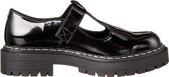 Circus by Sam Edelman Emelia Black Slip On Rounded Toe Chunky Heel Loafers