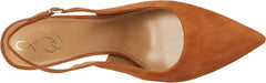 Sam Edelman Hazel Sling Frontier Brown Pointed Toe Stiletto Heel Fashion Pumps