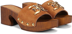 Sam Edelman Francina Saddle Platform Slip On Slide Mule Platform Sandal