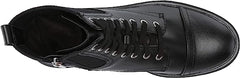 Circus By Sam Edelman Giovanny Black Rounded Toe Lace Up Chunky Heel Combat Boot