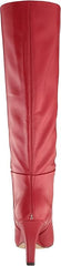 Sam Edelman Vance Begonia Red Pointed Toe Kitten Heel Knee High Fashion Boots