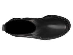 Vince Camuto Meendey Black Pull On Rounded Closed Toe Chelsea Fashion Boot
