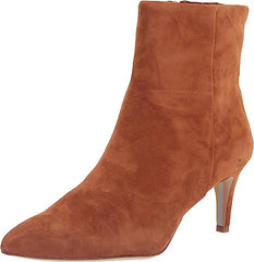 Sam Edelman Ulissa Frontier Brown Pointed Toe Kitten Heel Bootie Ankle Boot
