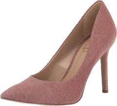 Sam Edelman Hazel Terracotta Rose Stiletto Heeled Pointed Toe Slip On Pumps