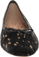 Sam Edelman Marisol Black Multi Pointed Toe Slip On Classic Leather Ballet Flats