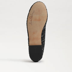 Sam Edelman Felicia Black Multi Luxe Slip On Rounded Toe Flexible Ballet Flats