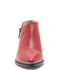 Lucky Brand Women's Koben Garnet Red Pointed Toe Riding Ankle Booties