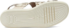 Cole Haan Originalgrand Platform Sandollar Snake Print/Ivory Wedge Heel Sandals