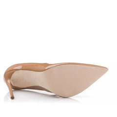 Steve Madden Vala Camel Patent Leather Pointed Toe High Stiletto Heel Pumps