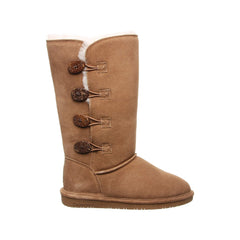 Bearpaw Lori Tall Boot for Women HIckory Suede Knee High Boots