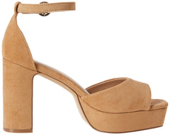 The Drop Hamalie Sand Fashion Platform Open Toe Block High Heeled Sandals 9