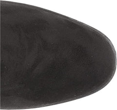 Nine West Allair2 Black2 Suede Stacked Heel Round Toe Over The Knee Fashion Boot