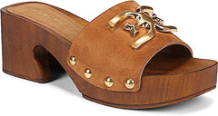 Sam Edelman Francina Saddle Platform Slip On Slide Mule Platform Sandal