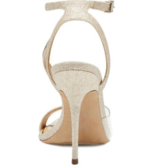 Jessica Simpson Whitley High Heel Pointed Open Toe Lucite Pumps Champagne Clear