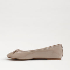 Sam Edelman Felicia Chai Latte Luxe Slip On Rounded Toe Flexible Ballet Flats