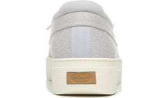 Dr. Scholl's Get Onboard Grey Rounded Toe Slip On Eyelet Detailed Oxfords