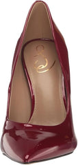 Sam Edelman Hazel Holly Red Stiletto Heeled Shoes Pointed Toe Wide Fashion Pumps