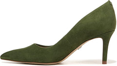 Sam Edelman Vienna Dried Thyme Slip On Pointed Toe Kitten Heel Pumps Shoes