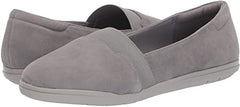 Easy Spirit Bounce Medium Gray Round Toe Slip On Ultra Light Comfort Ballet Flat