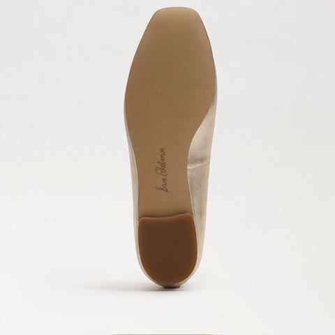Sam Edelman Meadow Golden Yellow Multi Slip On Bow Detailed Ballet Flats
