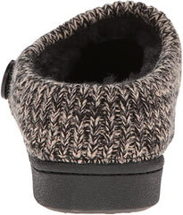 Clarks Slipper Suede Leather Knitted Collar Clog Slippers Plush Fur Lining