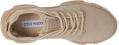 Steve Madden Ganzo-R Blush Multi Fashion Lace Up Chunky Platform Sneakers