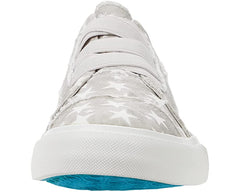 Blowfish Malibu Women's Marley Slip-On Sneaker Distressed Edges With Elastic Inside
