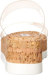 Steve Madden Defuse Clear Cork Open Toe Slip On Wedge Platform Wedge Sandals