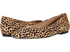 Steve Madden Byra Leopard Fitted Slip ON Square-Toe Ballet Flat