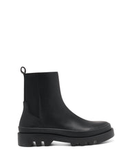 Vince Camuto Kenja Black Zipper Closure Rounded Toe Combat Ankle Fashion Boot