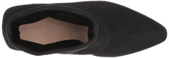 The Drop  Jane Black Fashion Ankle High Heel Pull-On Sock Boot, Black, 7.5