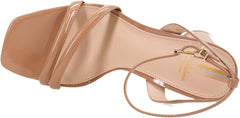 Sam Edelman Kia Rosa Blush Fashion Open Toe Ankle Strap Block Heel Sandal