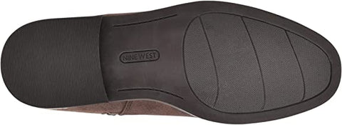 Nine West Allair2 Dark Brown2 Stacked Heel Round Toe Over The Knee Fashion Boots