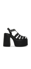 Steve Madden Chant Platform Sandal Fisherman Ankle Strap Block Heeled Sandals