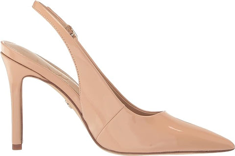 Sam Edelman Hazel Sling Beige Blush Stiletto Heeled Pointed Toe Dress Pumps