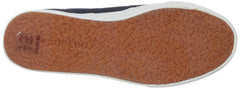 Superga 2790 Low-Top Sneakers Navy Blue White Platform Wedge Lace Up Sneaker (7.5)