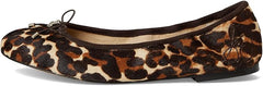 Sam Edelman Felicia Terra Toffee Multi Leather Slip On Rounded Toe Ballet Flats