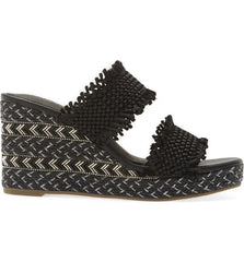 Cecelia New York Lady Platform Sandals Slip On Open Toe Heel Wedge Sandals