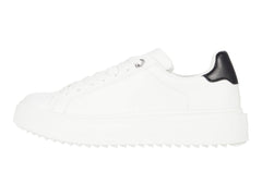 Steve Madden Women's Charlie Lace-up Platform Sneaker WHITE