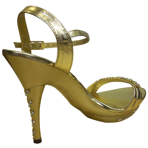 Pierre Dumas Women's News-2 Open Toe Ankle Strap Stiletto Heel Platform Sandals