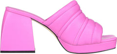 Circus by Sam Edelman Marlie Pink Crush Slip On Open Toe Block Heeled Sandals