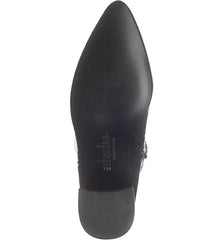 Charles David Various Black Croco Leather Over Knee Pointed Toe Block Heel Boots