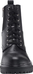Circus By Sam Edelman Giovanny Black Rounded Toe Lace Up Chunky Heel Combat Boot