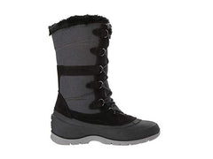 Kamik Women's Snovalley2 Snow Boot (7, BLACK)