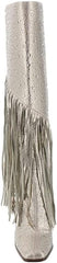 Jessica Simpson Asire Champagne Block Heel Squared Toe Over The Knee Boots