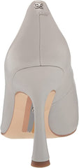 Sam Edelman Hilton Pebble Grey Slip On Pointed Toe Stiletto High Heel Pumps