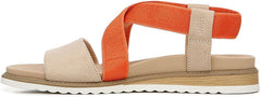 Dr. Scholl's Islander Sand Open Toe Slingback Slip On Strappy Flat Sandals